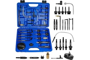 APOWFIX Transmission Fluid Fill Adapter Kit 27PCS Transmission Fluid Filling Tool, Aluminium Oil Filler Adapter Set, ATF Adaptor Kit Compatible with BMW, Mercedes, Ford, Nissan, Audi, Volkswagen, Toyota, etc