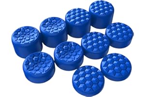 PlayVital Lot de 10 capuchons ergonomiques bleus pour Steam Deck LCD et OLED, pour lecteur à distance PS Portal – avec 3 haut