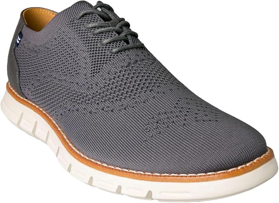 Nautica Men's Wingdeck Oxford Shoe Fashion Sneaker Grey