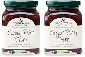 Stonewall Kitchen Sugar Plum Jam, 12.5 oz (Pack of 2)