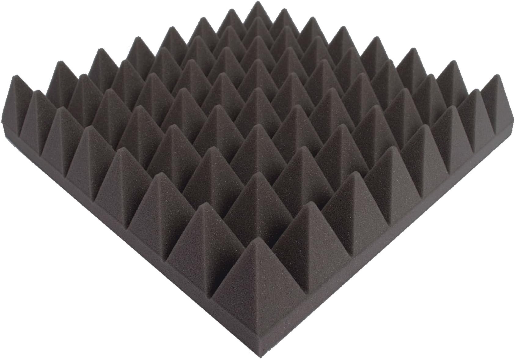 20x AFP75 Pro Acoustic Foam 16.73" Pyramid Tiles, Studio Sound Treatment, 3.61m2 (38.58 square feet) per pack