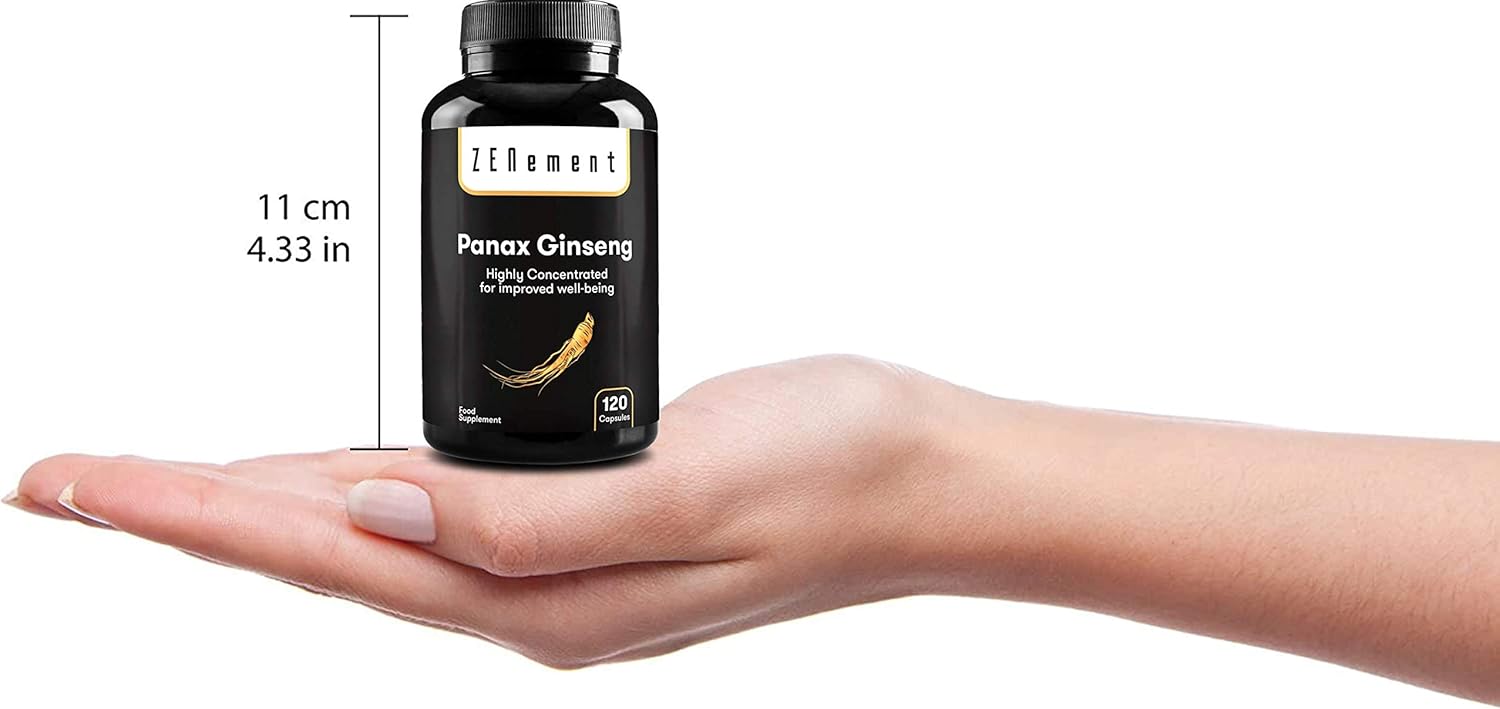 Panax Ginseng Extract, 50 mg Ginsenosides per Capsule, 2375 mg Whole Plant Equivalent, Vegan, No Additives, Non-GMO - Image 5