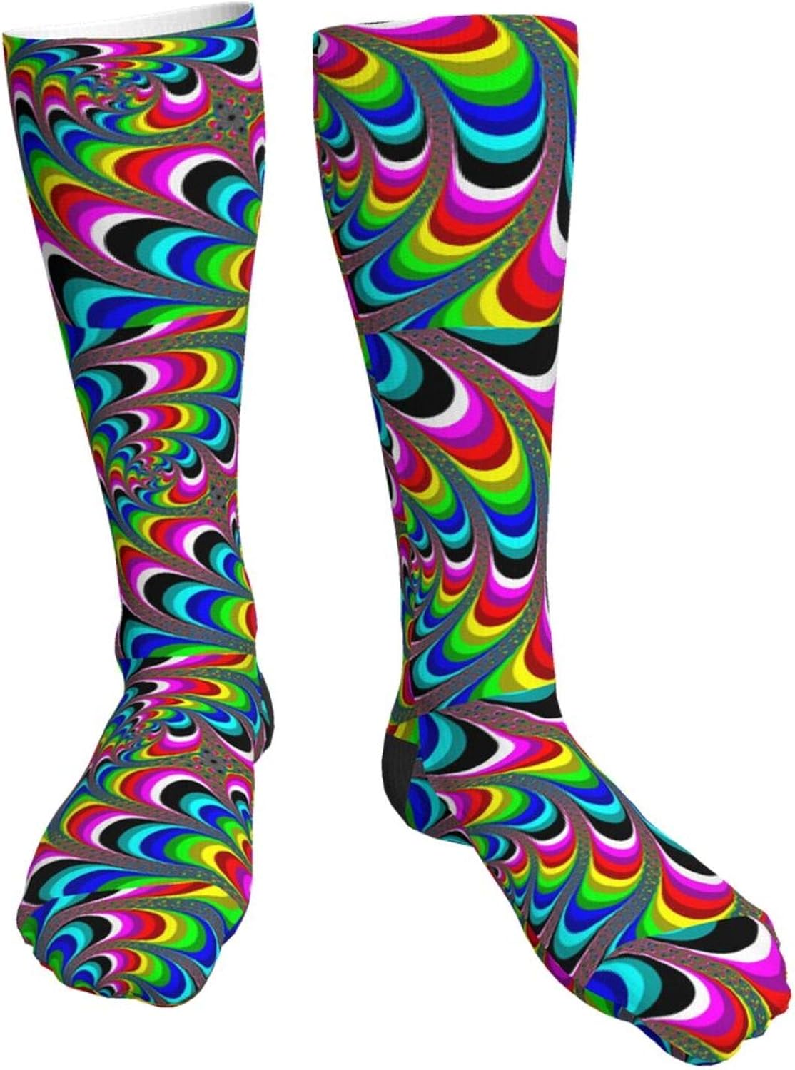 Qingyou PsychedelicandTrippy Socks Men's Women's Athletic