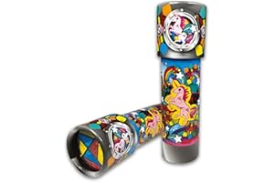 Kaleidomagic - Unicorn from Deluxebase, Eco-Friendly Cardboard Kaleidoscope with Colorful Patterns, Retro Novelty Toy for Kids, Educational Gift and Party Favors