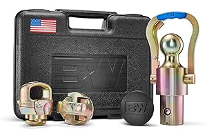 B&W Trailer Hitches American-Made OEM Gooseneck Ball & Safety Chain Kit for Ford, GM, Nissan - GNXA2061