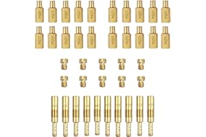 TIKIMOON Carburetor Main Jet Slow Pilot Jet Kit Suitable for PWK Keihin PE OKO CVK Crab,for Mini Bike Dirt Bike Pit Bike ATVInclude 30PCS Main Jet and 10PCS Pilot Jet Accessories(40PCS)