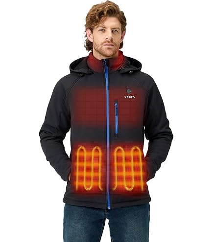 20000mAh 7.4V Heated Vest Battery Pack For ORORO, For Venustas, Rechargeable Battery For Heated Vest With LED Display And 2 Adapter Cables, Power Bank...