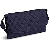 Vera Bradley womens Wildwood Wallet Crossbody, Cotton Gabardine