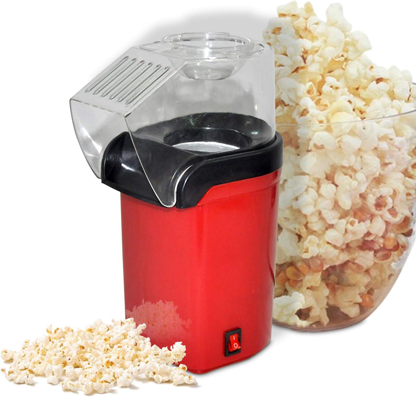 Fesjoy Máquina eléctrica para Hacer Palomitas de maíz 1200W Mini ...