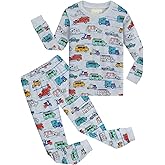 Little Hand Toddler Boys Pajamas Monster Truck 100% Cotton Kids Dinosaur 2 Piece Truck Pjs Sleepwear Clothes Sets 2-12 Years