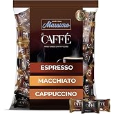 Maestro Massimo Assorted Coffee Candy - Individually Wrapped 7.05 oz Bag, 3mg Caffeine per Hard Candy, Original Espresso, Macchiato, Cappuccino Flavored, Made with Bold Arabica Coffee (Pack of 1)