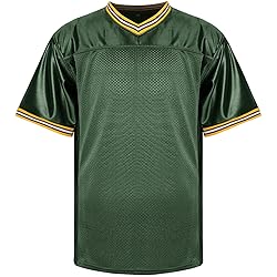 JKNAKN Blank Football Jerseys Mesh Athletic