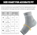 AVIDDA Ankle Support Brace 2 Pairs Compression Sleeve Grey M view 2
