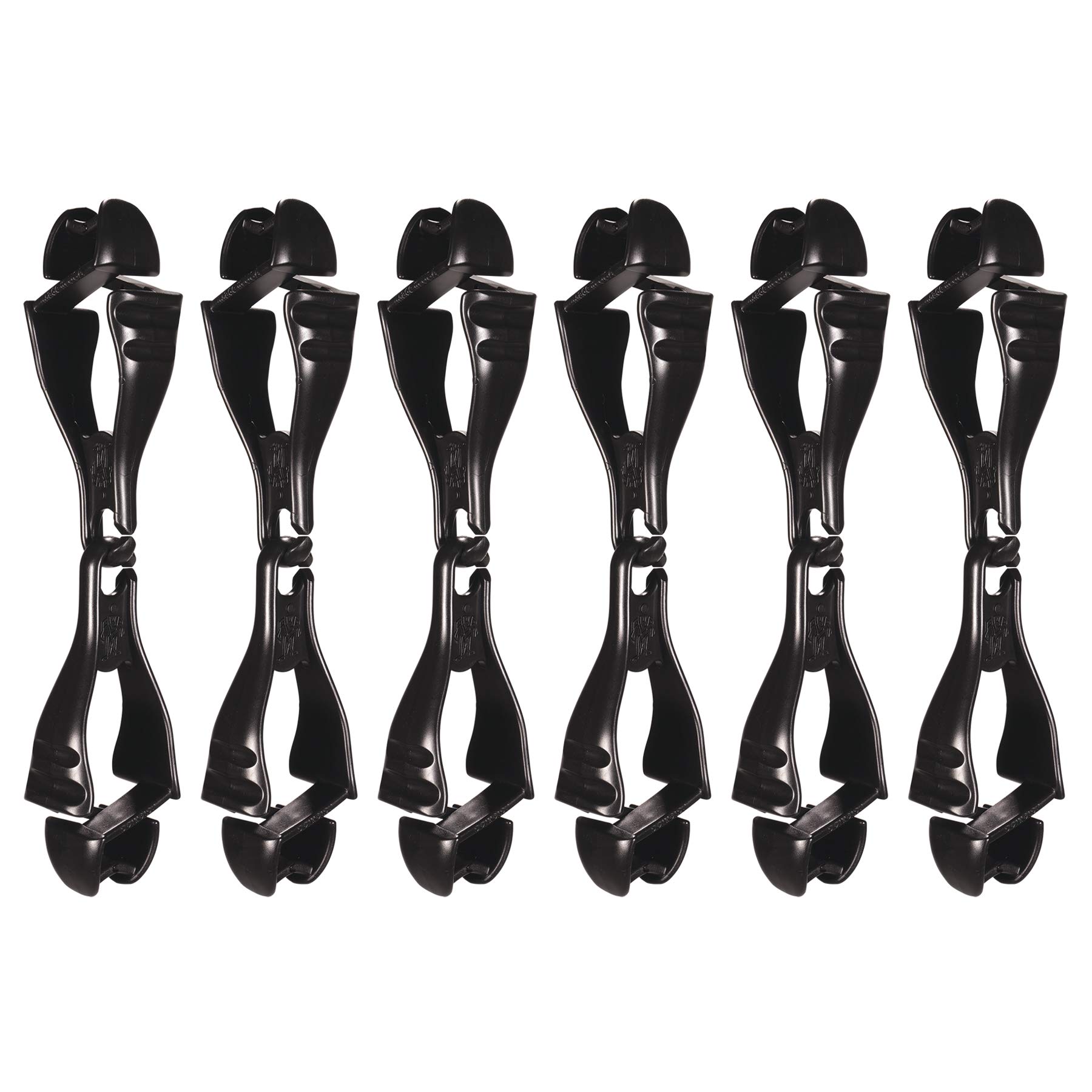 Ergodyne Squids 3400 Glove Clip Holder with Dual Clips 6-Pack