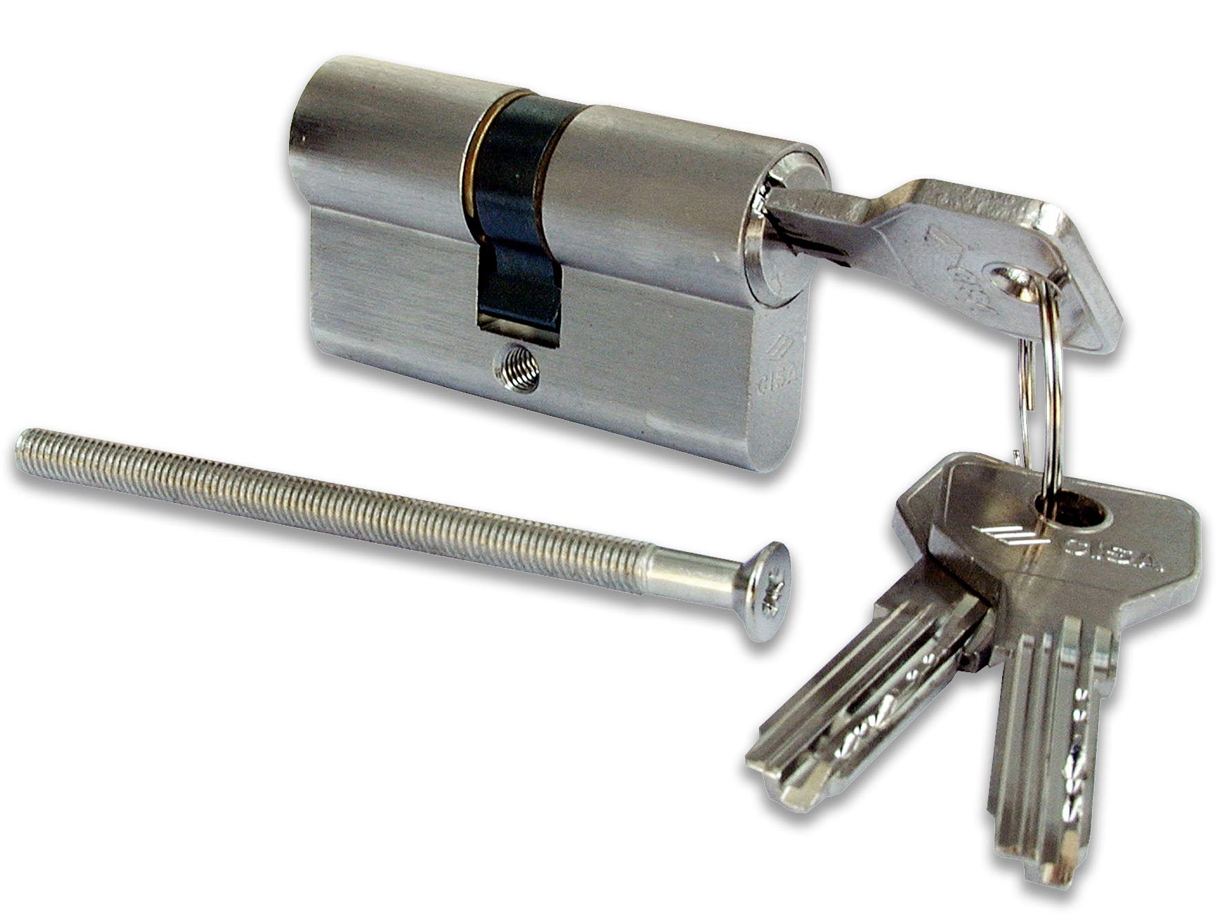 Cisa 48065 0E300-20-0-12 Cylinder Nickel-Plated 90 mm 30X60
