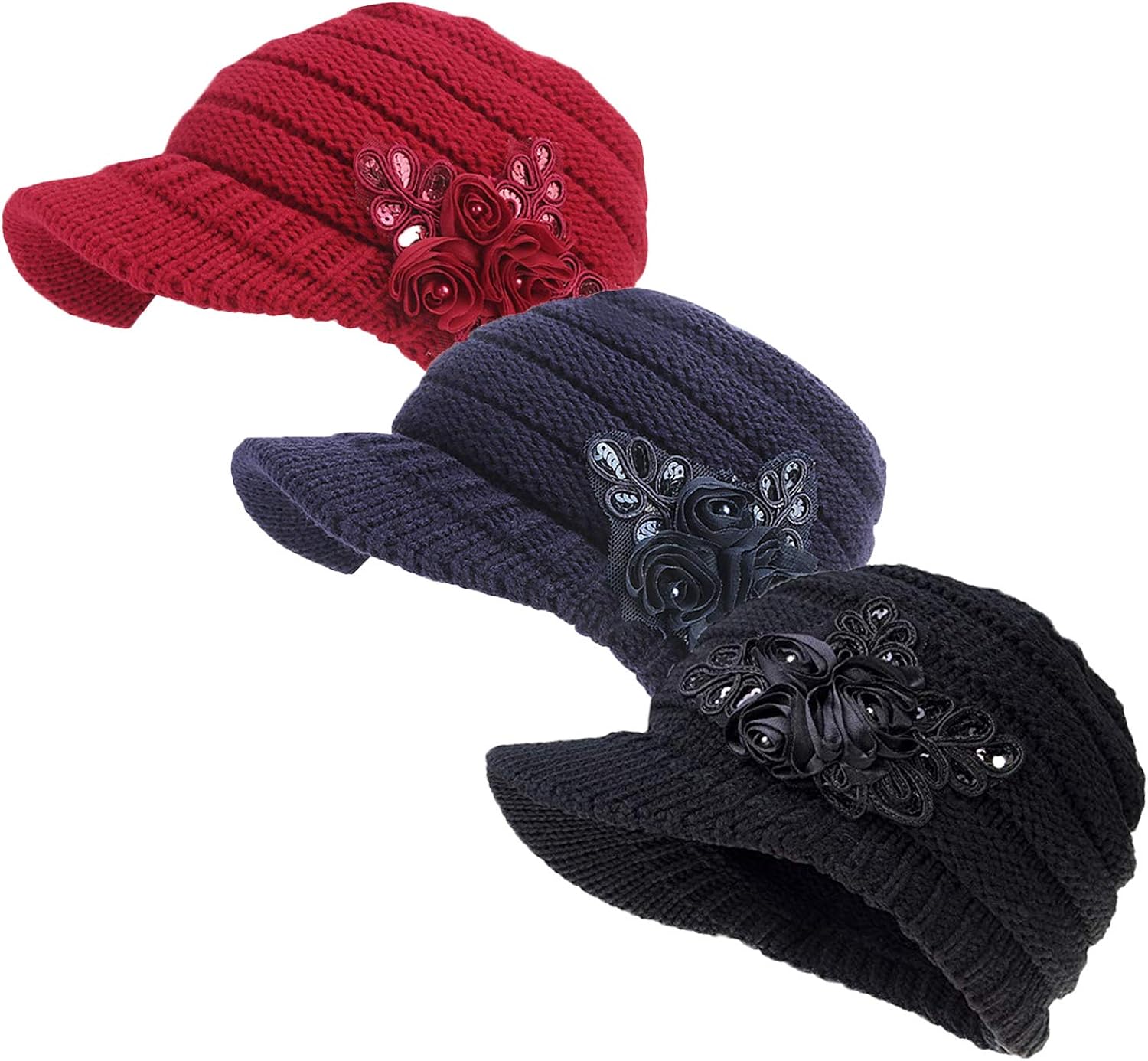 wool snow hat