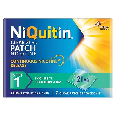 NiQuitin 21 mg Clear Step 1 Patch - by Niquitin