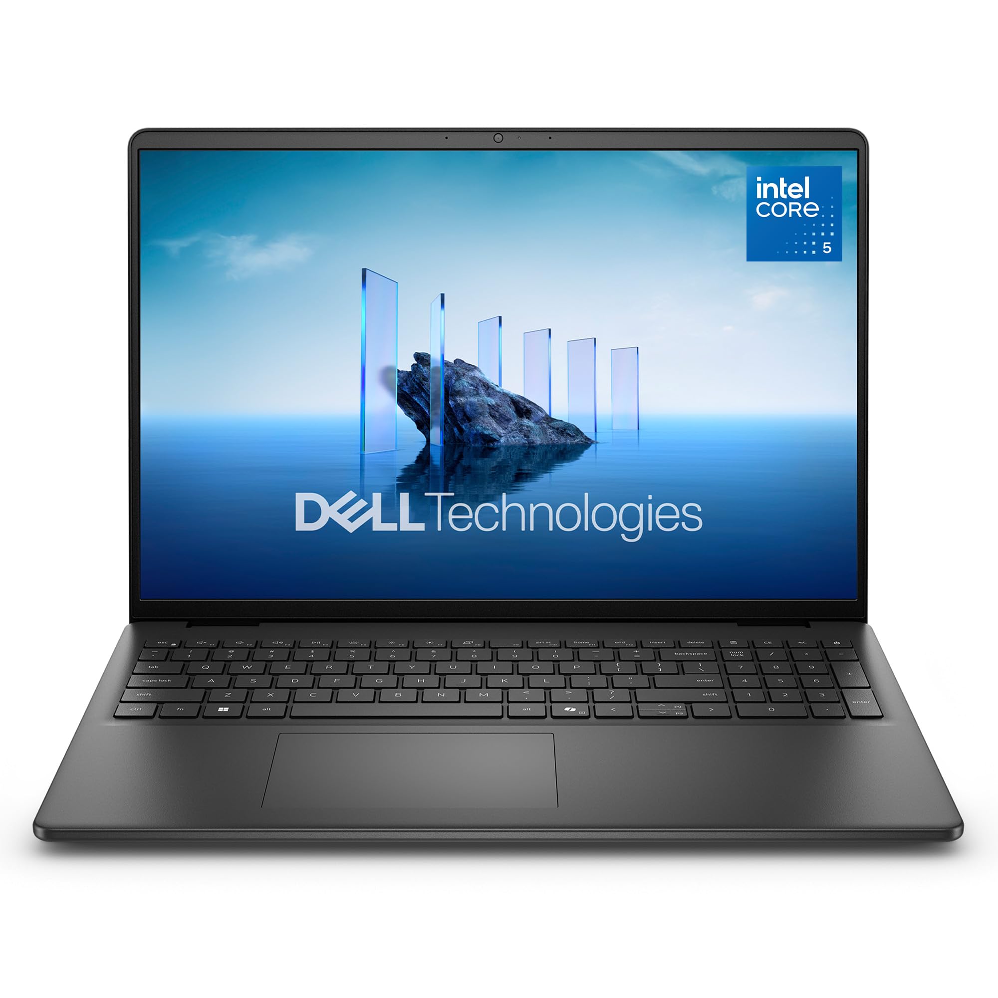 Dell 16 Laptop DC16250-16" FHD+ 16:10 (1920x1200), Intel Core 5 Series 1, Intel UHD Graphics, 16GB RAM DDR5, 512GB SSD, Win 11 Home, QWERTY Backlit Keyboard, Carbon Black Fingerprint Reader