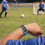 BIGCHINAMALL Kids Fitness Tracker Smartwatch Heart Rate Water Resistant Blue view 3