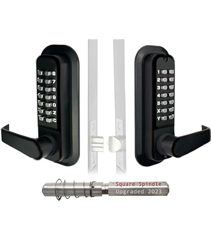 Kaba Simplex LP1000 Mechanical Pushbutton Lock - Keyless Entry With Combination & Key Override