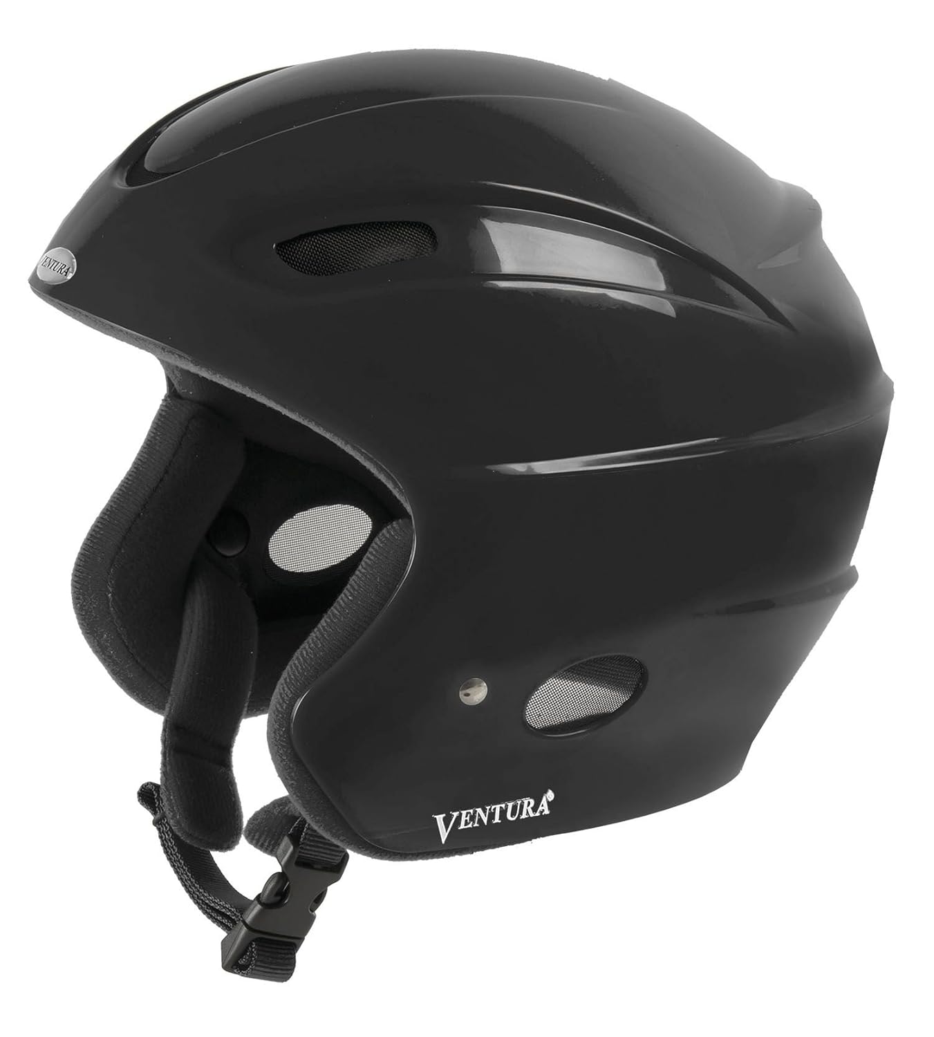 Ventura Skihelm Racing Star II Kids Casco de esquí color negro talla