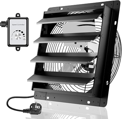 400 mm Ventilador Extractor con Regulador, Motor EC de 2857 m³/h