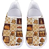 Jeiento Running Shoes for Women Men Athletic Walking Sneakers,Fall Leaf Shoes,Halloween Shoes for Hiking Walking Sports Travel Jogging Shoes