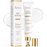 Under Eye Serum for Dark Circles &amp; Puffiness : Caffeine Retinol Peptide Eye Serum for Fine Lines and Wrinkles, Hydrating Daily Eye Care for Women &amp; Men, 0.7 fl oz