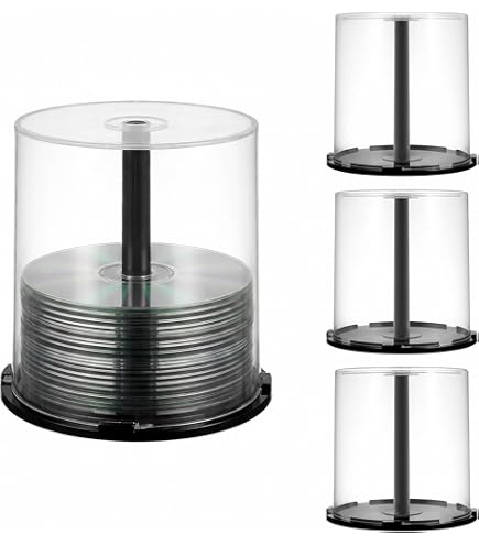 Amazon.com: CD/DVD EMPTY CAKE BOX SPINDLE / 2-PACK - HOLDS 100