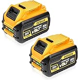 2-Pack 12.0Ah Replacement Battery for DeWalt FlexVolt 20V/60V Max – Compatible with DCB606, DCB609, DCB612, DCB200, DCB205, DCB206 – High Capacity Lithium-Ion Batteries for Cordless Power Tools