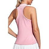 IUGA Women's Golf Shirts Sleeveless UPF 50+ Tennis Athletic Polo Shirts for Women with Collar Quick Dry Tank Tops