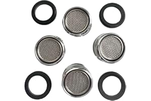 ONESWI 4 Pack Faucet Aerator Bathroom Sink Aerator, Aerator for Sink Faucet Filter 15/16-Inch Male Threads Aerator Faucet Filter with Gasket for Kitchen Bathroom