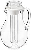 Winco Polycarbonate Water Pitcher with Ice Tube