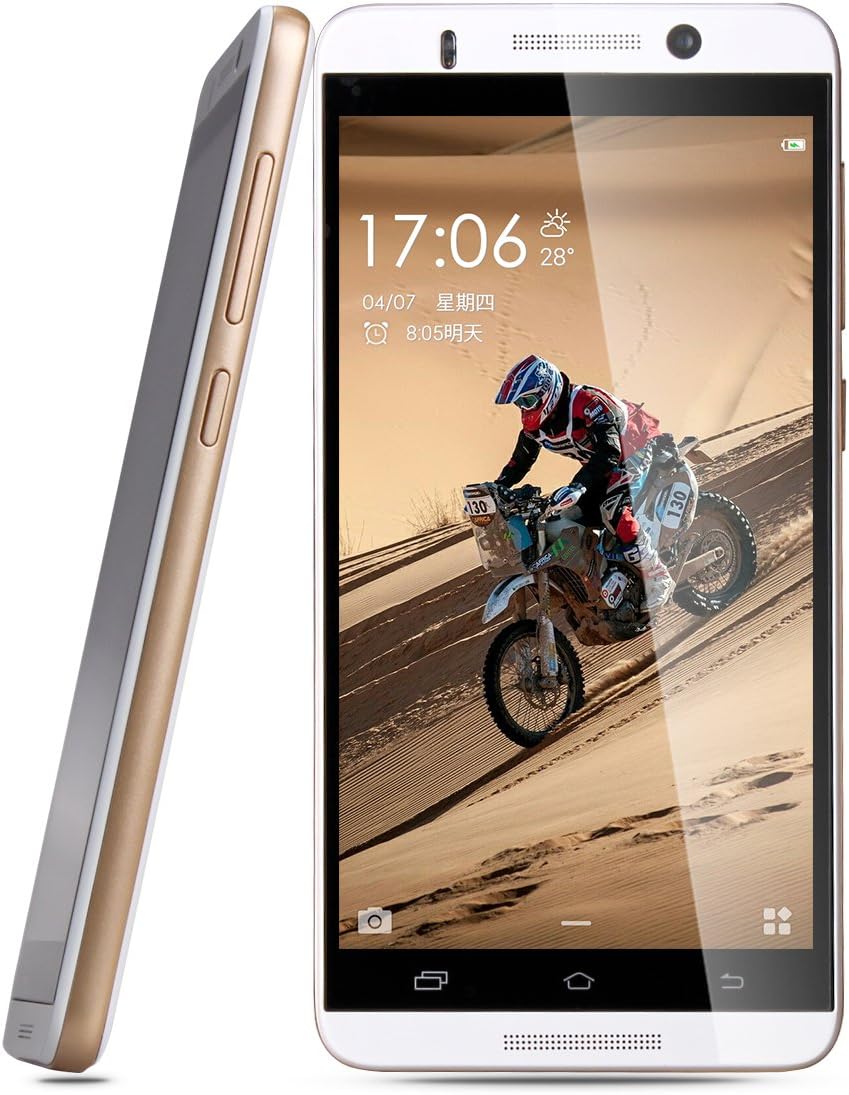 CHSLING Unlocked Anroid 5.1 Smartphones 5.0" MTK6580 Quad Core ROM 4GB 5.0MP Camera GSM/3G Quadband Dual Sim Cell Phones WIFI Bluetooth Gold