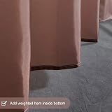 Furlinic Shower Curtain 180x180 cm Polyester Waterproof 12 Hooks White to Brown view 7