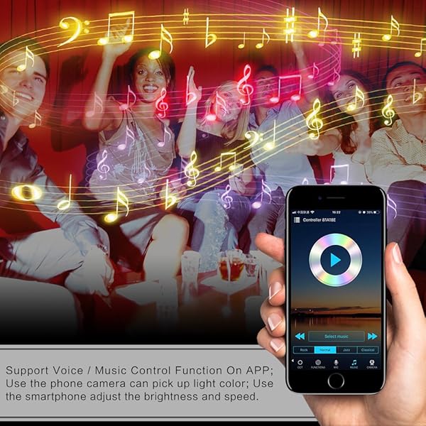 OurLeeme Smart WiFi LED Controlador LED Tiras Controlador para 50503528 RGB Luces LED Tira Tira Trabajar con Alexa Google Home IFTTT AndroidiOS APP