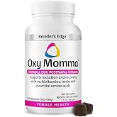 Breeder's Edge Oxy Momma Postnatal Soft Chews, Small Dogs &amp; Cats, 40ct | Postnatal Vitamin Supplement With Essential Nutrients, Minerals &amp; Herbs Supporting Lactation, Recovery &amp; Milk Production