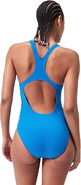 Speedo Women's Eco Endurance+ Medalist Swimsuit Bondi Blue 2828 view 4