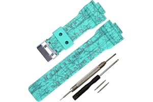 RIHAHISY 16mm G-Shock replacement watch bands for Casio G-Shock GLS-8900/GW-8900/GA-110/GA-100C/GA-120/GD-110/GLS-100
