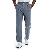 Men's Golf Pants 30"/32"/34" Lightweight Stretch Work Dress Office Travel Slacks Business Casual Trousers
