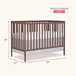 Dream On Me Synergy 5 in 1 Convertible Crib in