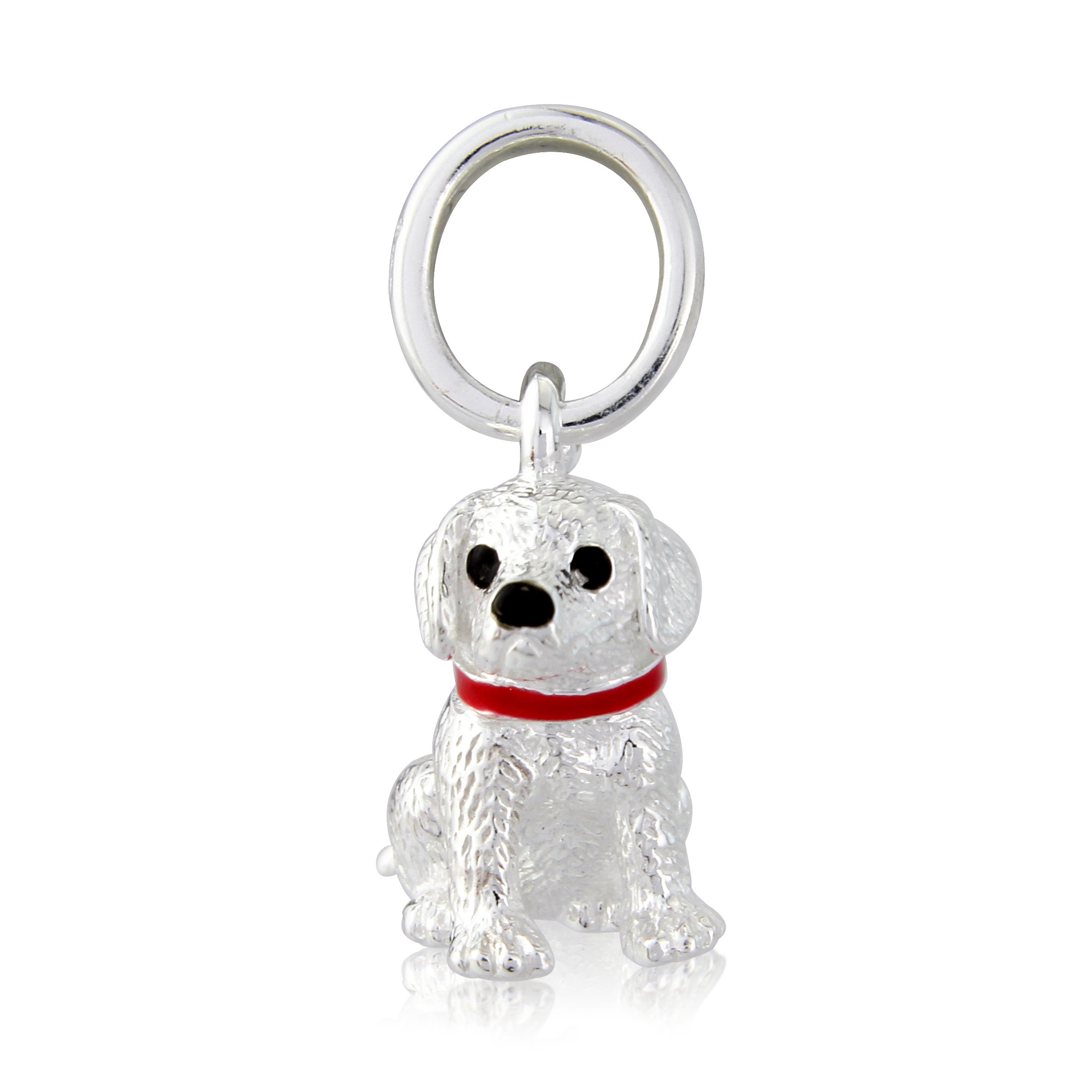 Gemma J Sterling Silver Labrador Puppy Charm