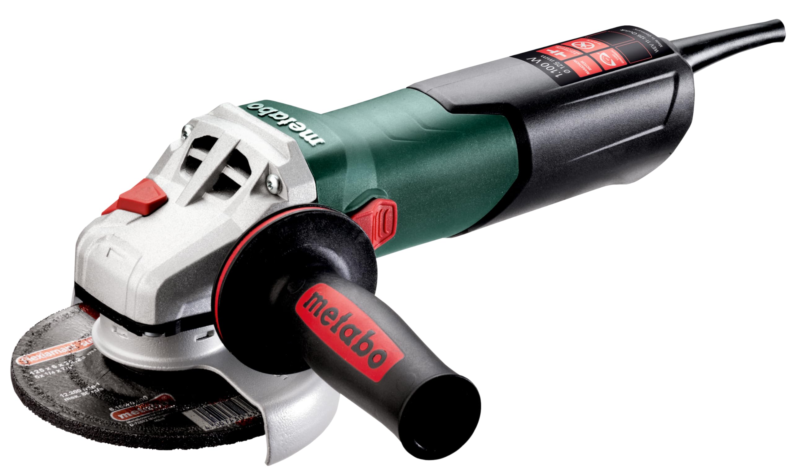 METABO WEV11125 Quick 240V 1100W 5IN ANG Grind
