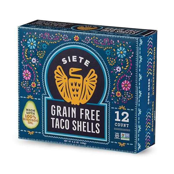 SIETE GRAIN FREE TACO SHELLS, 5.5 OZ