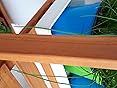 Relaxdays Scaffale Per Fiori, 82,5 X 83 X 28,5 Cm, Per Piante Decorativo Portafiori Da Interni Da Terra Marrone Chiaro 84799996