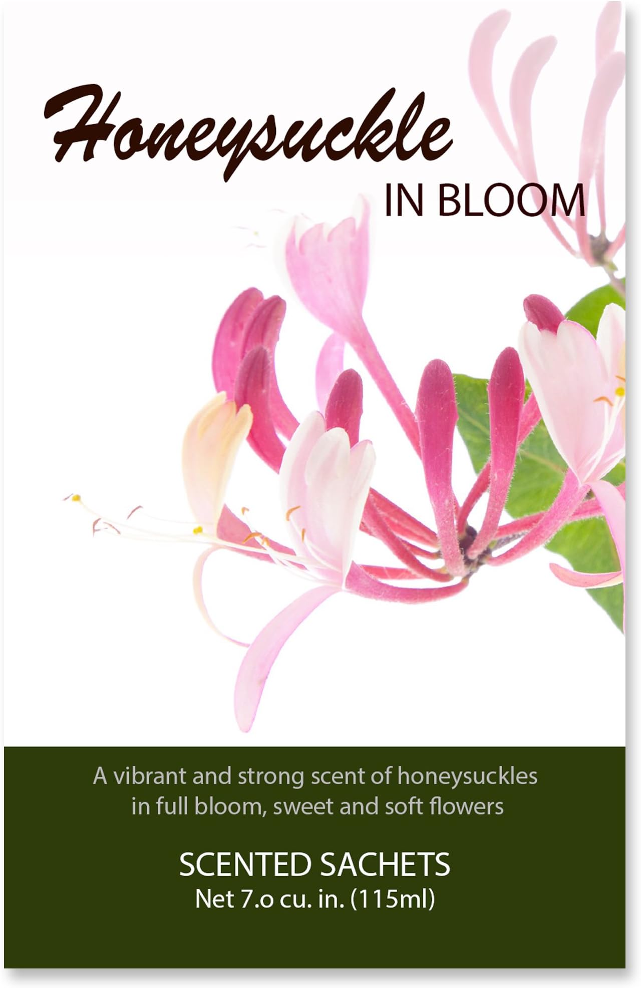 Scented Sachets Honeysuckle in Bloom, 7.0 cu.in | Pack of 4.