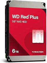 WD Red Plus 6TB NAS 3.5 inch Internal Hard Drive 5400 RPM SATA 6 Gb/s view 2
