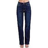 Judy Blue Women's High Waist Straight Jeans