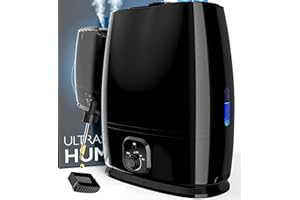 Everlasting Comfort 6L Humidifiers for Bedroom, Quiet 50HR Runtime No-Filter Supersized Cool Mist Humidifier Large Room for Whole House, Plants, Baby Nursery, Allergies, Dry Skin, Congestion, Indoor