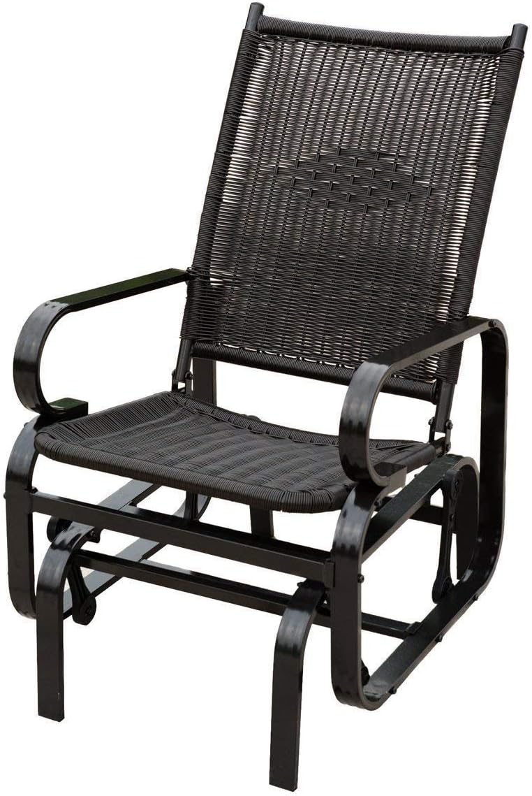 black glider rocker